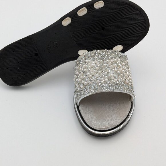 Flying Deer Women's Slides Sandals Size 9 with Glitter and Ornaments Casual - Picture 8 of 8